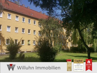 Schöne kleine 3-Raum-Wohnung in ruhiger nachgefragter Wohnlage in Merseburg-Nord