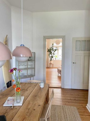 UNTERMIETE im November: Schöne 3-Zimmer-Wohnung mit Garten in Sachsenhausen