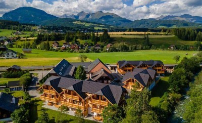 Attraktive Kapitalanlage! Exklusives Alm-Appartement direkt am Bergbach mit Wellness-Oase in Mariapfarr