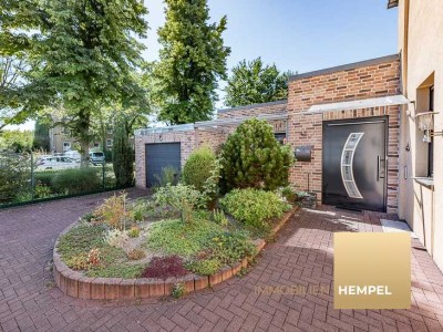 Barrierefrei, stilvoll, einzigartig -  großzügig erweitertes Haus mit Wintergarten in DU-Neudorf
