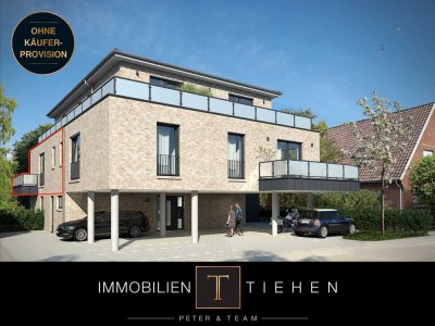 Frisch vom Architekten III: Neubau-OG-Wohnung, 2 Schlafzimmer, Wärmepumpe & PV-Anlage in Esterfeld