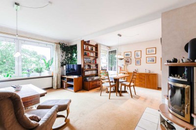 Modernisierte ETW in ruhiger Lage mit Kamin, Balkon und 2x Kellerräumen
