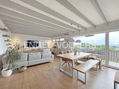 Moderne 4-Zimmer-Dachgeschoss-Wohnung mit Fernblick
