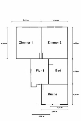 Charmante 2-Zimmer-Wohnung in Düsseldorf-Altstadt – befristet & möbliert