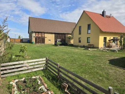 Hübscher Resthof mit Neubau bei Leipzig