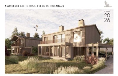 Architekten Holz-Haus Ensemble Breitbrunn | Fußläufig zum See