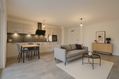 Moderne 3-Zimmer-Wohnung mit Einbauküche, Balkon, TG-Stellplatz uvm.