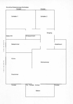 Schöne 3,5-Zimmer-Wohnung mit Balkon und Einbauküche in Bottrop Kirchhellen