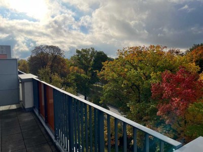 Stadtnahe 2-Raum-Wohnung im DG mit Blick auf Großen Garten