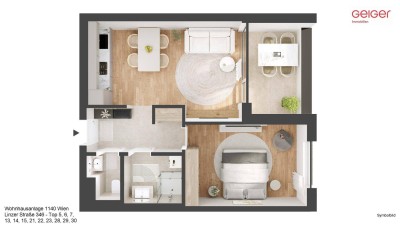 ERSTBEZUG: 2 Zimmerwohnung im 14. Bezirk - Top 29