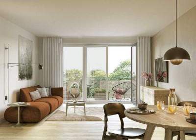 AB 46 - Ganz oben. Ganz für sich. – Ihre 2-Zimmer-Dachgeschosswohnung mit Naturblick