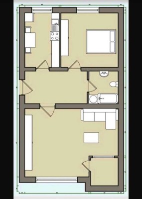 Provisionsfrei! Vermietete 2-Zimmer Wohnung mit Balkon in Altdorf bei LA