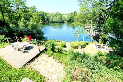 PENTHOUSE-LOFT AM HALENSEE + EIGENE SEETERRASSE IM ARTGARTEN + ENSUITE LIFT + 3 BÄDER + TG-PLATZ +