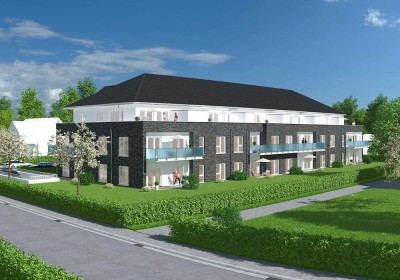 Barrierearme 2 Zimmer-Wohnung im Erdgeschoss mit großer Terrasse