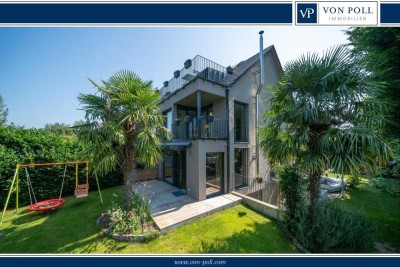 FAMILIEN WILLKOMMEN
DHH in zweiter Seereihe von Allensbach mit Seepanorama und Alpenblick