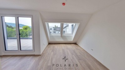 Dachgeschoßwohnung mit 20m² Terrasse | 1-Zimmer Wohnung | Ausrichtung Süden