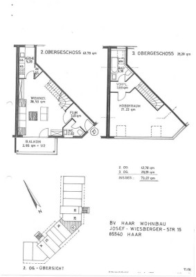 Nachmieter für 2 Raum (Maisonette) Wohnung in Haar