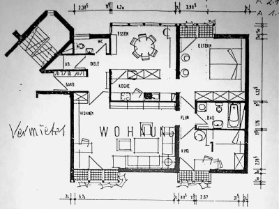 Große 3,5-Zimmer-Wohnung mit TG-Stellplatz, 3 Balkonen und Einbauküche in der Südweststadt