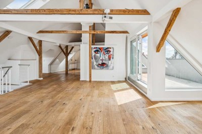 Exklusive Maisonettewohnung mit Dachterrasse im Loft-Charakter