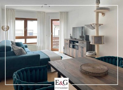 Kapitalanlage oder erste eigene Wohnung gesucht? Hübsche 3-Zimmer-Wohnung mit Südbalkon und Garage