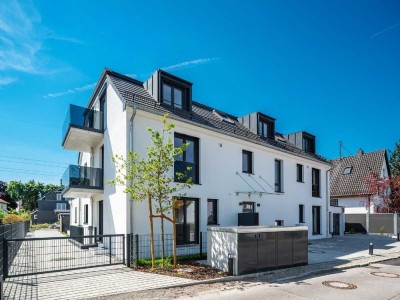 MAIER - Erstbezug! 4-Zimmer-Gartenwohnung mit Südterrasse, EBK und TG!