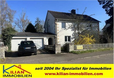 KILIAN IMMOBILIEN!  EFH MIT 195 M² + 7 ZIMMERN + MIT 998 M³ GRUND  IN PLEINFELD!  KELLER * 2 GARAGEN