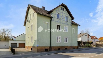 Attraktives MFH zentral in Amberg: 5 vermietete Wohnungen, Garagen und Stellplätze im Innenhof