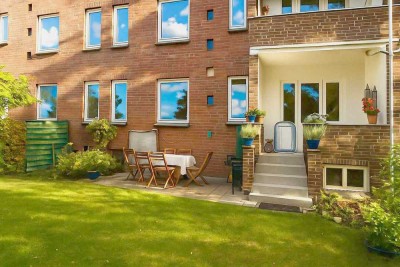 Rotklinker Altbaucharme in Ohlsdorf! 3 Zimmer, Wohnküche, Sonnenterrasse und eigener Garten!