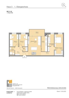 4 - Raum - Wohnung im Neubau Lutherstraße