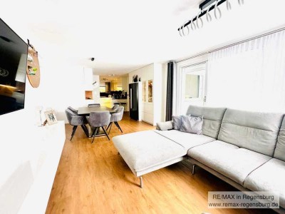 Moderne 3,5-Zimmer-Wohnung mit Süd-Dachterrasse & Garage --- Zentrumsnah in Deggendorf zur Miete!