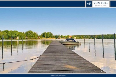 Direkte Wasserlage mit Bootsliegeplatz - Vermietete Eigentumswohnung