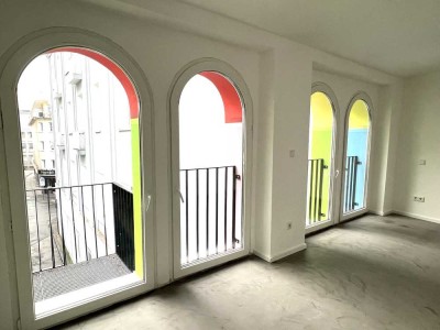 Stylisches Apartment mit Sichtestrich, Einbauküche, perfekt für junge Menschen