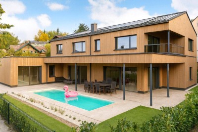 Exquisite Neubau-Luxusvilla mit Seeblick und Pool / Provisionsfrei
