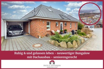 Ruhig & und gelassen leben - neuwertiger Bungalow mit Dachausbau - seniorengerecht