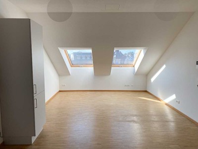 Blick über die Stadt! Helle 2-Zimmer-Neubauwohnung mit EBK