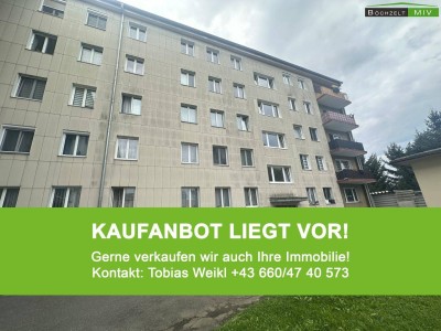 Kaufanbot liegt vor: Lichtdurchflutete 2-Zimmer-Wohnung mit Balkon in +++ Zeltweg +++