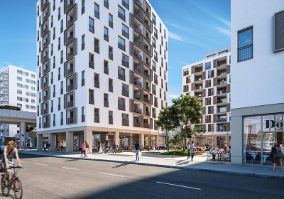 Donaumarina: Moderne 2 Zimmer-Wohnung samt Gym &amp; Sauna zu mieten in 1020 Wien