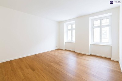 VERKAUFSSTART! Altbau-Charme trifft nachhaltigen Wohnkomfort: 3-Zimmer-Wohnung mit hochwertiger Ausstattung, Innenhofbalkon &amp; Luftwärmepumpe– in einem generalsanierten Altbauhaus