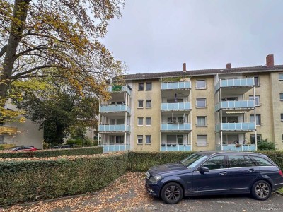 Schicke vermietete 3-Zimmerwohnung mit großem Sonnenbalkon und günstiger Erbpacht