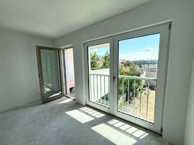 Grünblick &amp; Cityflair: 51m² Neubau mit Balkon &amp; Sauna Nähe Meiselmarkt