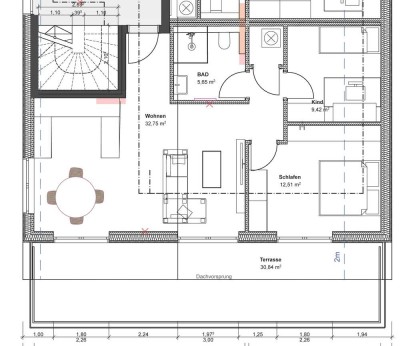 Exklusive, energieeffiziente Wohnung in MH-Holthausen, hohe Decken, Erstbezug