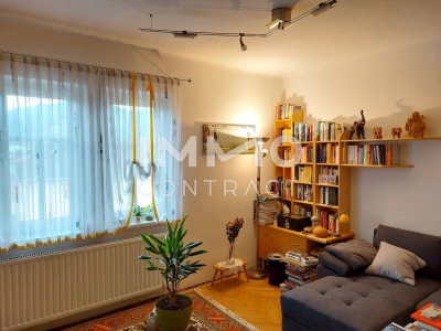 SEHR SCHÖNE, SONNIGE UND RUHIGE 3-ZIMMER-WOHNUNG IM 2. OG MIT EIGENEM GARTENANTEIL UND PARKPLATZ