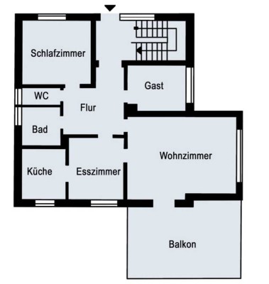 Erstbezug nach Sanierung mit riesigem Balkon: Stilvolle 4-Raum-EG-Wohnung in Vlotho