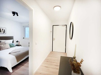 Neubauwohnung in Schweinau mit Einbauküche und Balkon!