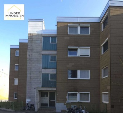 1-Zimmer-Wohnung mit Balkon und Blick auf den Federbach