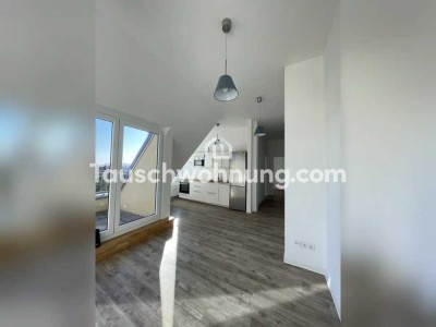 Tauschwohnung: Charmante, helle Dachgeschosswohnung in ruhigem Heinersdorf