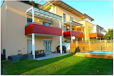 Gartenwohnung .. überdachte Terrasse .. Barrierefrei ..Herrliche unverbaute Fernsicht ..