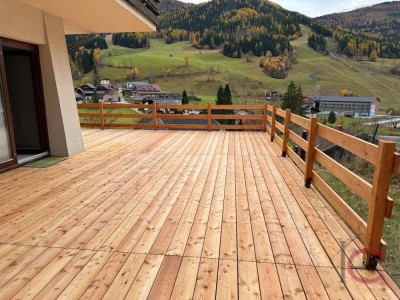 Charmantes 2-Zi.-Terrassenappartement mit Garten in Gehnähe zu den Pisten