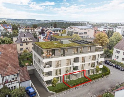 Helle 2-Zimmer-Wohnung mit Balkon in Stuttgart-Sillenbuch, Erstvermietung