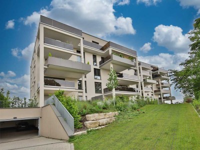 Neuwertige und moderne Wohnung in idyllischer Feldrandlage